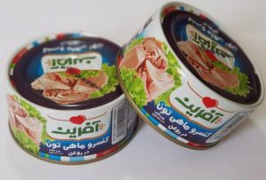 فروشنده تن ماهی آفرینها 180 گرمی در مشهد